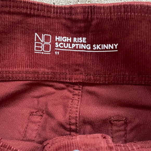 Juniors corduroy size 11 burnt orange pants. - Picture 3 of 3